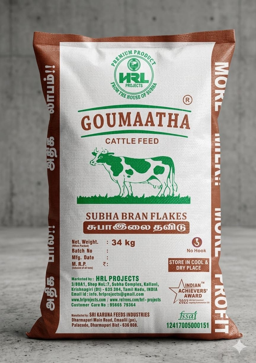 Goumaatha Subha Bran Flakes 34 kg — HRL Projects